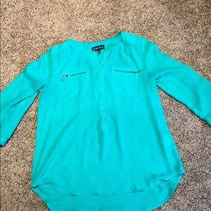 MY Michele teal/ turquoise shirt